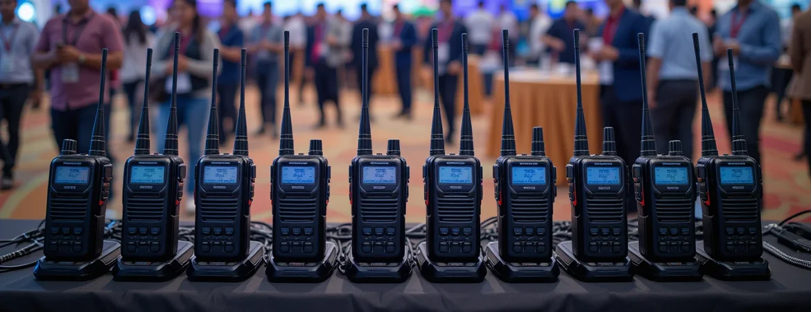 Walkie-talkie rental in Bangladesh – high-quality communication device for events and industries